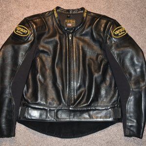 Vanson Leathers Technical Motorcycle Jacket Men's 46 XL